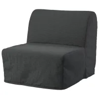 Fotoliu extensibil Ikea Lycksele Havet Black Gray