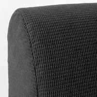 Fotoliu extensibil Ikea Lycksele Havet Black Gray photo 6