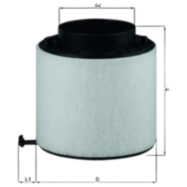 Воздушный фильтр Mahle LX 2092D MHL-LX 2092D photo 2 Воздушный фильтр Mahle LX 2092D MHL-LX 2092D photo 2