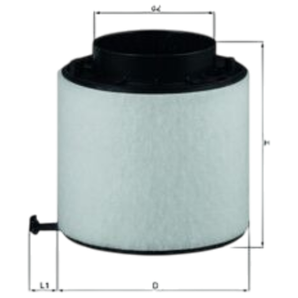 Воздушный фильтр Mahle LX 2092D MHL-LX 2092D photo 2 Воздушный фильтр Mahle LX 2092D MHL-LX 2092D photo 2