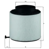 Filtru de aer Mahle LX 2092D MHL-LX 2092D photo 2
