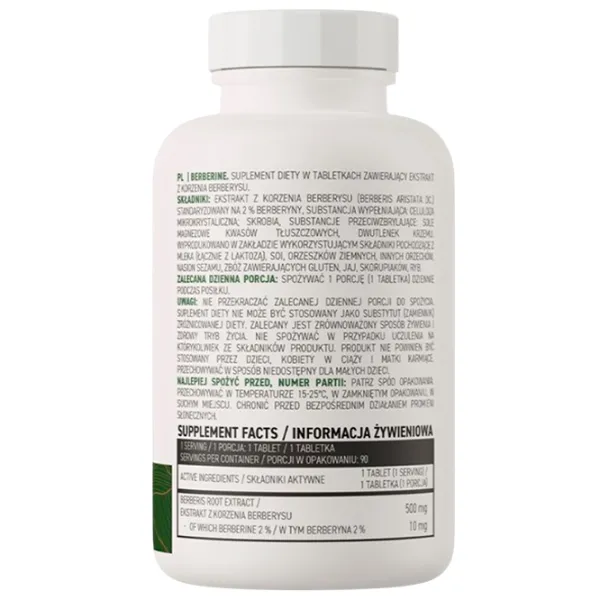 Пищевая добавка OstroVit Berberine 90 photo 2 Пищевая добавка OstroVit Berberine 90 photo 2