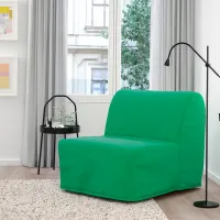 Fotoliu extensibil Ikea Lycksele Lovas Black Green photo 2