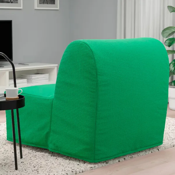 Fotoliu extensibil Ikea Lycksele Lovas Black Green photo 3 Fotoliu extensibil Ikea Lycksele Lovas Black Green photo 3