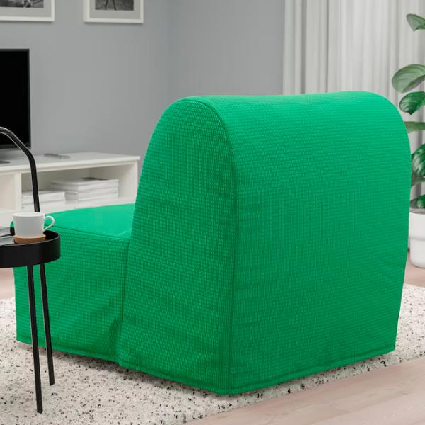 Fotoliu extensibil Ikea Lycksele Lovas Black Green photo 3 Fotoliu extensibil Ikea Lycksele Lovas Black Green photo 3