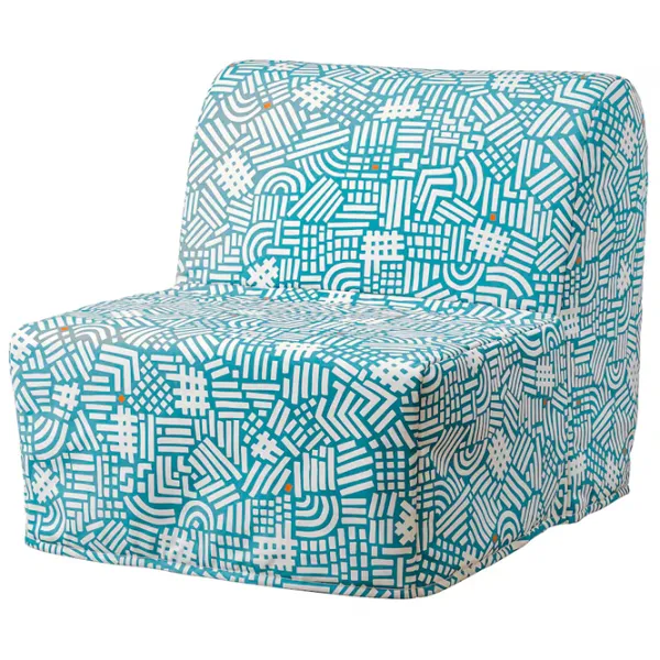 Fotoliu extensibil Ikea Lycksele Lovas Black Multicolor photo 1 Fotoliu extensibil Ikea Lycksele Lovas Black Multicolor photo 1