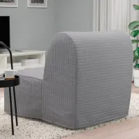 Fotoliu extensibil Ikea Lycksele Lovas Black Gray photo 4