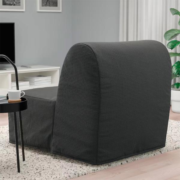 Раскладной кресло Ikea Lycksele Lovas Черный Тёмно-серый photo 3 Раскладной кресло Ikea Lycksele Lovas Черный Тёмно-серый photo 3