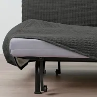 Fotoliu extensibil Ikea Lycksele Lovas Black Dark Gray photo 4