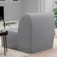 Fotoliu extensibil Ikea Lycksele Murbo Black Gray photo 3