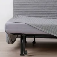 Fotoliu extensibil Ikea Lycksele Murbo Black Gray photo 5