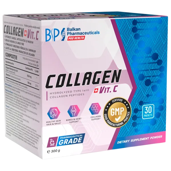 Витамины Balkan Pharmaceuticals Collagen + Vit. C  photo 1 Витамины Balkan Pharmaceuticals Collagen + Vit. C  photo 1