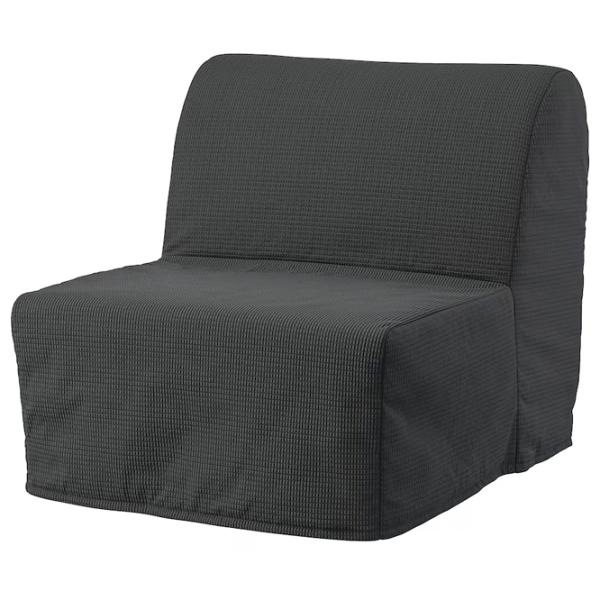 Раскладной кресло Ikea Lycksele Murbo Черный Тёмно-серый photo 1