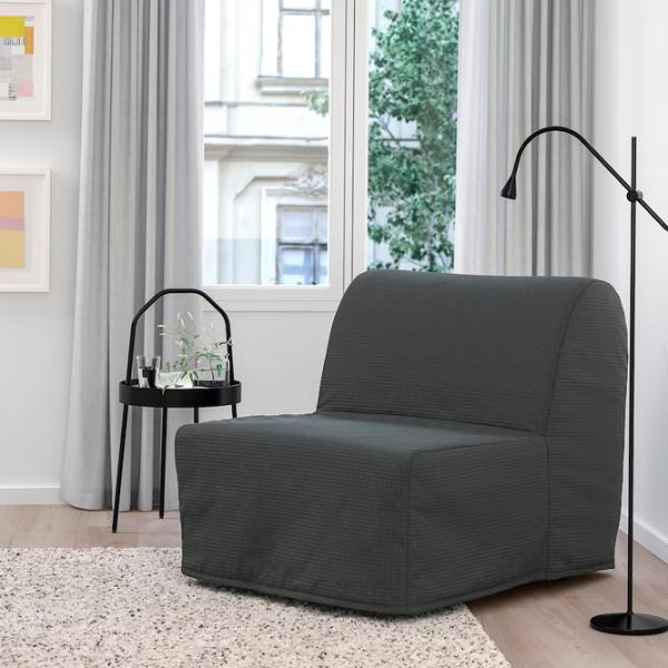 Раскладной кресло Ikea Lycksele Murbo Черный Тёмно-серый photo 2