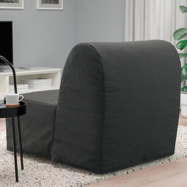 Раскладной кресло Ikea Lycksele Murbo Черный Тёмно-серый photo 3