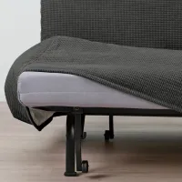 Fotoliu extensibil Ikea Lycksele Murbo Black Dark Gray photo 5