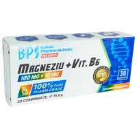 Витамины Balkan Pharmaceuticals Magnezium + Vit B6 30