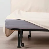 Fotoliu extensibil Ikea Lycksele Murbo Black Beige photo 5