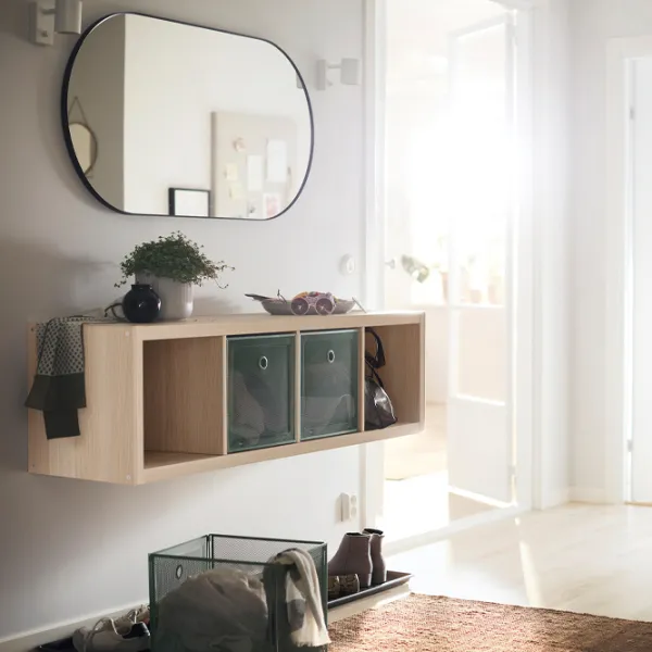 Стеллаж Ikea Kallax 147 x 42 x 39см cm / ЛДСП / Выбеленный дуб photo 6