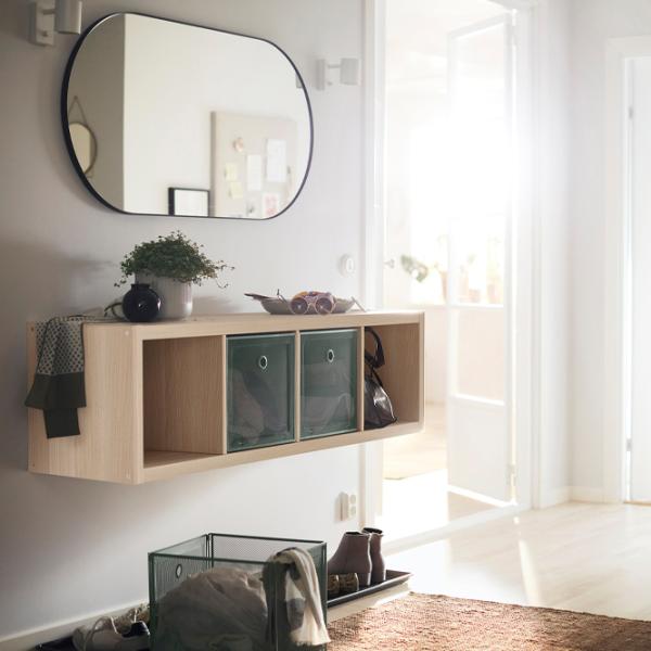 Стеллаж Ikea Kallax 147 x 42 x 39см cm / ЛДСП / Выбеленный дуб photo 6