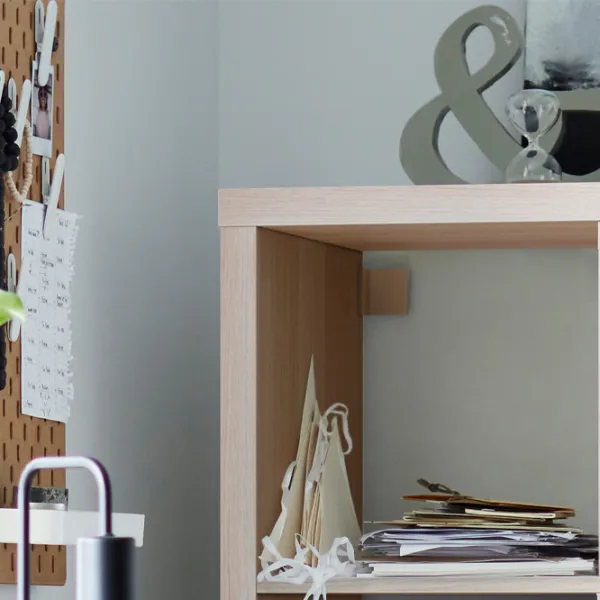 Стеллаж Ikea Kallax 147 x 42 x 39см cm / ЛДСП / Выбеленный дуб photo 7