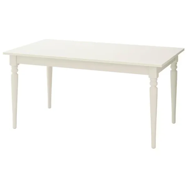 Masă de bucătărie extensibilă Ikea Ingatorp PAL/ White photo 1