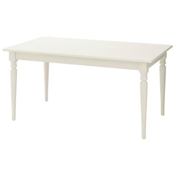 Masă de bucătărie extensibilă Ikea Ingatorp PAL/ White photo 1
