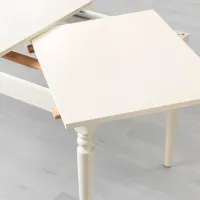 Кухонный стол раскладной Ikea Ingatorp ДСП/ Белый photo 7