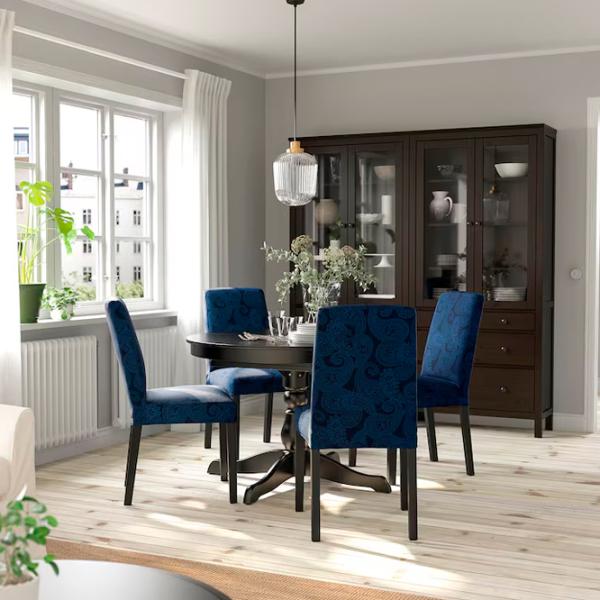 Masă de bucătărie extensibilă Ikea Ingatorp PAL/ Black photo 4