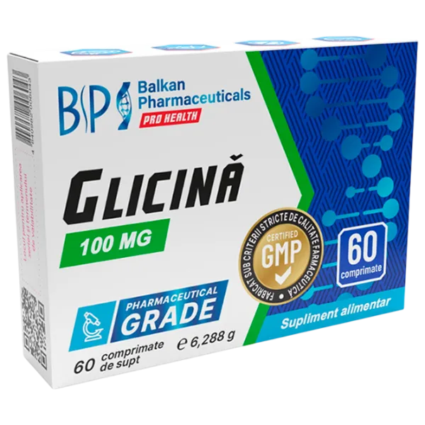 Vitamine Balkan Pharmaceuticals Glycine 60 photo 1 Vitamine Balkan Pharmaceuticals Glycine 60 photo 1