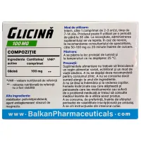 Vitamine Balkan Pharmaceuticals Glycine 60 photo 2
