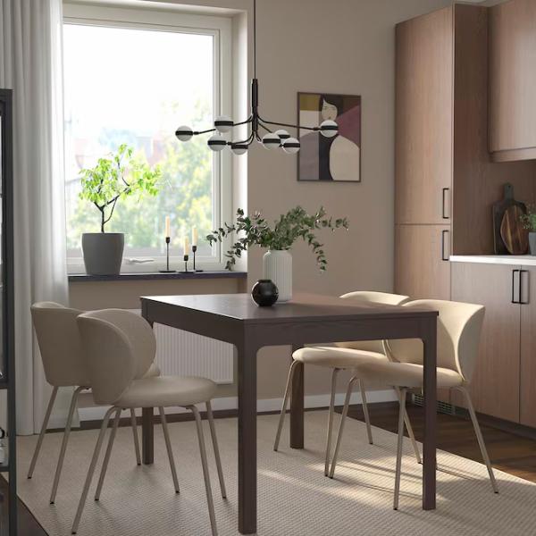 Masă de bucătărie extensibilă Ikea Ekedalen PAL/ Dark Brown photo 3 Masă de bucătărie extensibilă Ikea Ekedalen PAL/ Dark Brown photo 3