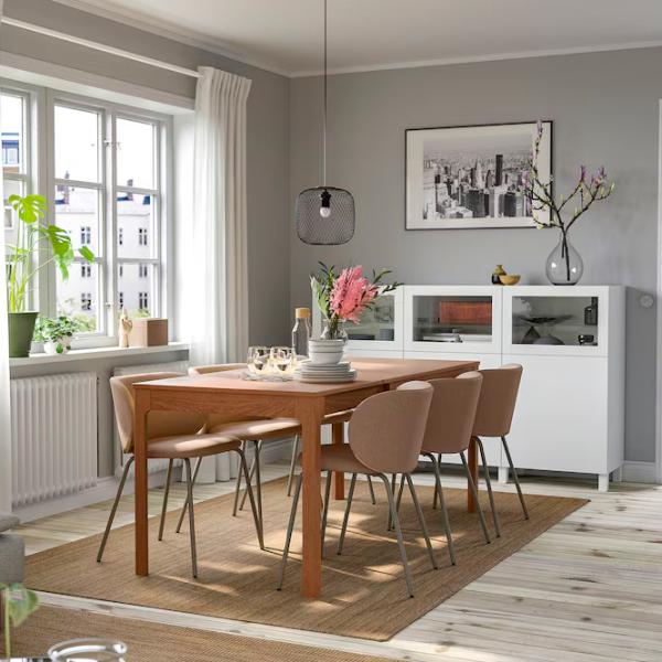 Masă de bucătărie extensibilă Ikea Ekedalen PAL/ Stejar Sonoma photo 3 Masă de bucătărie extensibilă Ikea Ekedalen PAL/ Stejar Sonoma photo 3