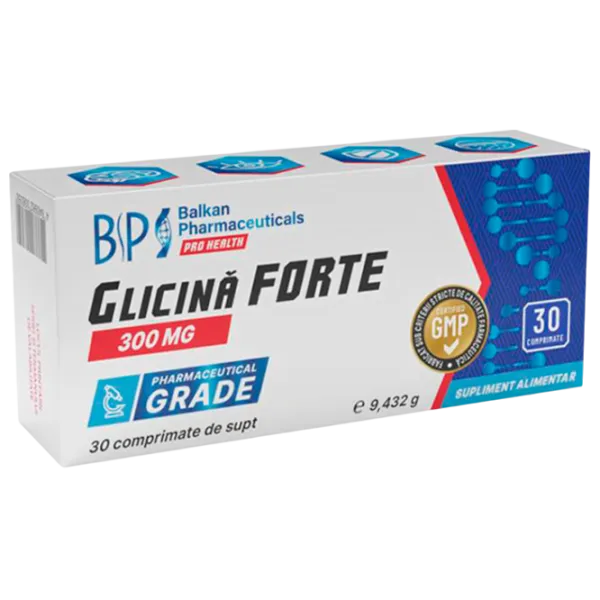 Vitamine Balkan Pharmaceuticals Glycine Forte 30 photo 1 Vitamine Balkan Pharmaceuticals Glycine Forte 30 photo 1