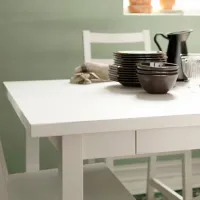 Masă de bucătărie extensibilă Ikea Nordviken PAL/ White photo 5