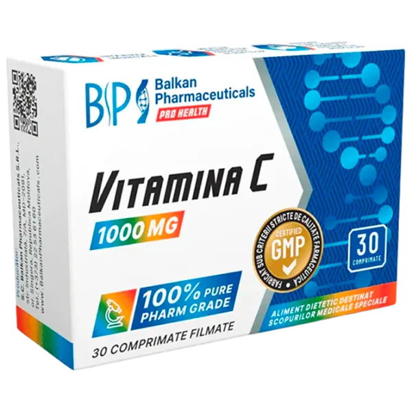 Vitamine și minerale Balkan Pharmaceuticals Vitamin C 30 photo 1