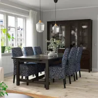 Masă de bucătărie fixă Ikea Nordviken PAL/ Black photo 2