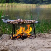 Disc pentru grătar Petromax Griddle and Fire Bowl / Oțel / Black photo 5