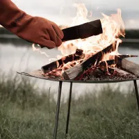 Disc pentru grătar Petromax Griddle and Fire Bowl / Oțel / Black photo 6