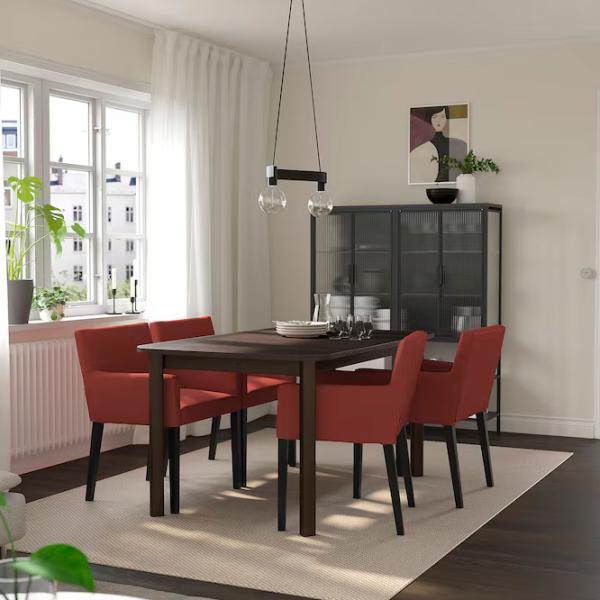 Masă de bucătărie extensibilă Ikea Strandtorp PAL/ Brown photo 2