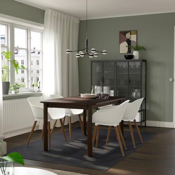 Masă de bucătărie extensibilă Ikea Strandtorp PAL/ Brown photo 6