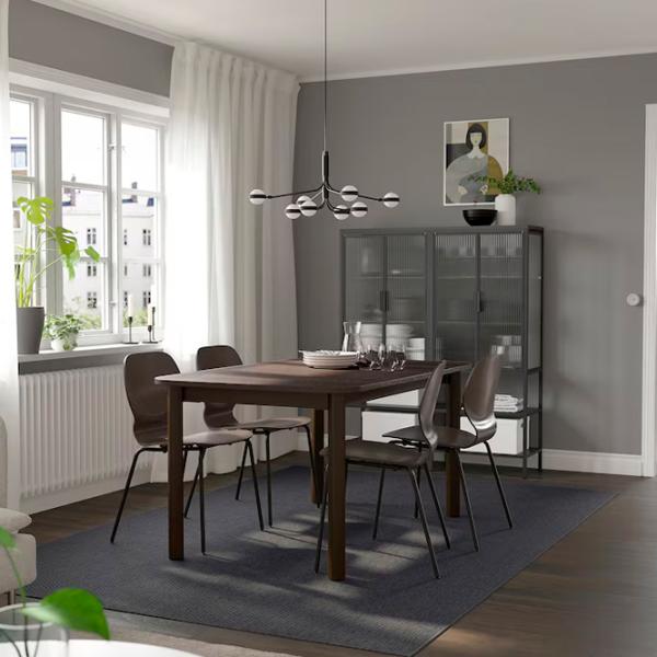 Masă de bucătărie extensibilă Ikea Strandtorp PAL/ Brown photo 7