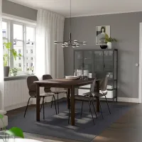 Кухонный стол раскладной Ikea Strandtorp ДСП/ Коричневый photo 7