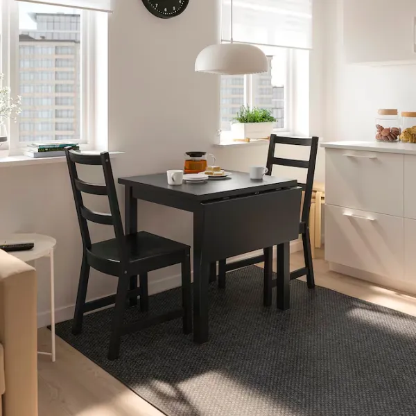 Кухонный стол cкладнои Ikea Nordviken ДСП/ Черный photo 2