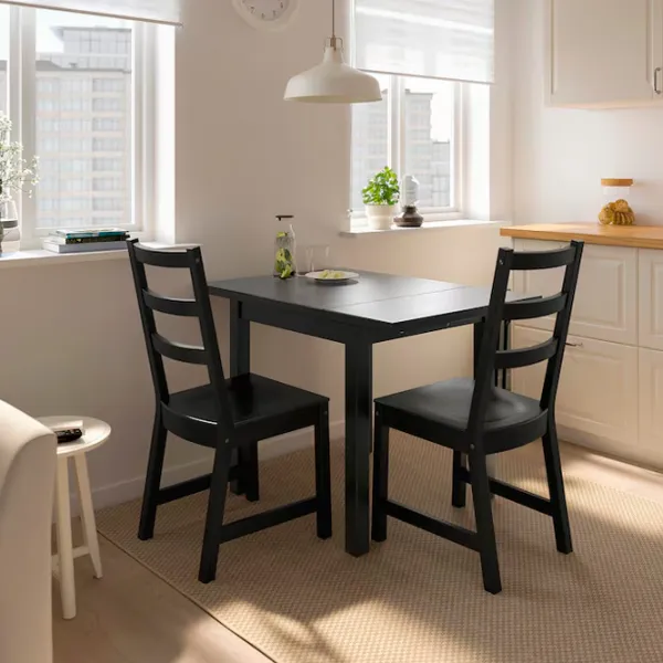 Кухонный стол cкладнои Ikea Nordviken ДСП/ Черный photo 3