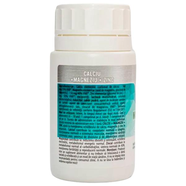 Vitamine și minerale Herbal Therapy Ca+Mg+Zn 60 photo 2 Vitamine și minerale Herbal Therapy Ca+Mg+Zn 60 photo 2