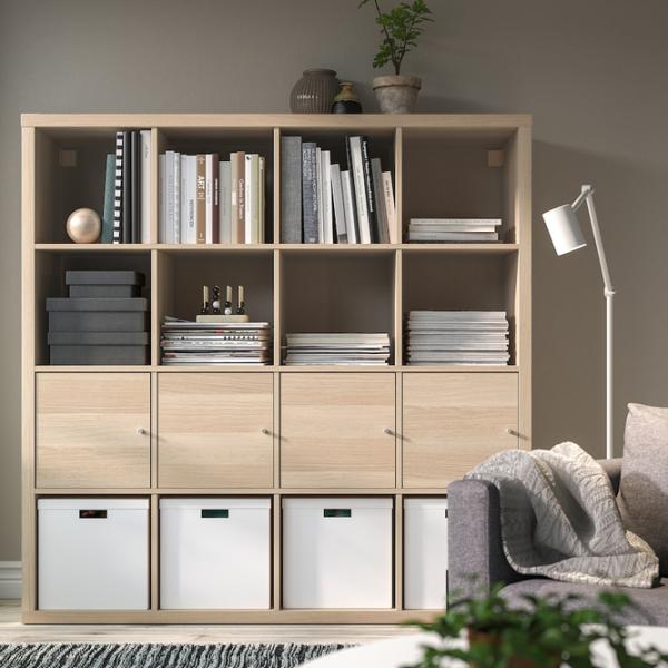 Стеллаж Ikea Kallax 147 x 147 x 39см cm / ЛДСП / Выбеленный дуб photo 3
