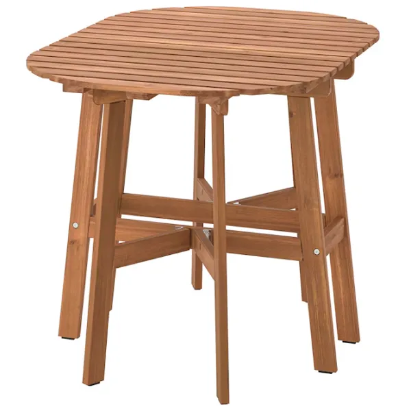 Masă de bucătărie extensibilă Ikea Askholmen masiv de acacia/ Brown photo 3