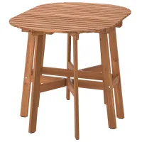 Кухонный стол раскладной Ikea Askholmen массив акации/ Коричневый photo 3