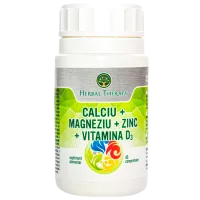 Витамины и минералы Herbal Therapy Ca+Mg+Zn+D3 60